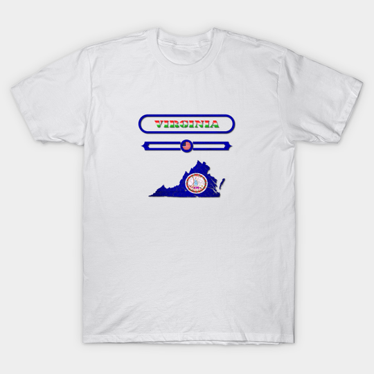Discover VIRGINIA STATE, UNITED STATES, USA. SAMER BRASIL - Virginia State - T-Shirt