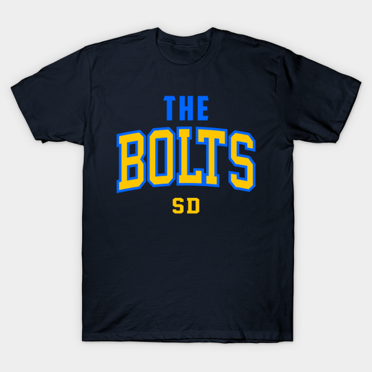 Discover Throwback The Bolts Football SD - Chargers Football Team - T-Shirt