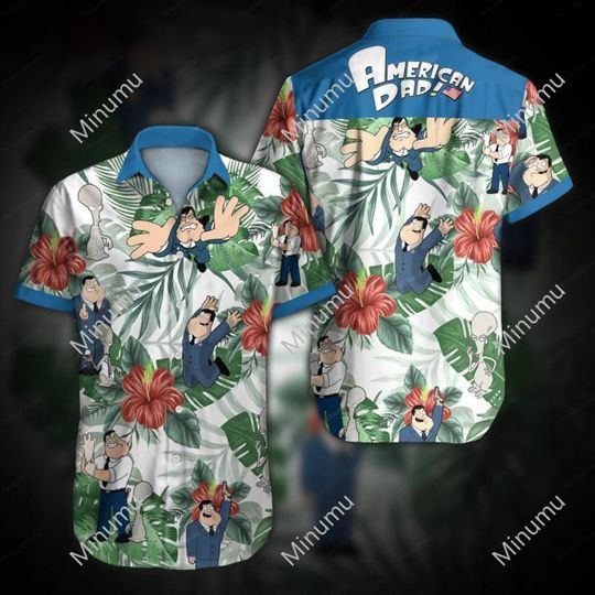 Discover American Dad Family Hawaiian Shirt