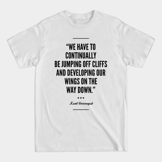 Discover Developing Our Wings - Kurt Vonnegut - T-Shirt