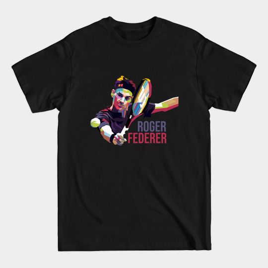 Discover Roger Federer Pop Art - Roger Federer - T-Shirt
