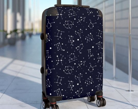 Discover Zodiac Constellation Astrology Print Cabin Suitcase