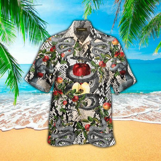 Discover Garden of Eden Snake Unisex Hawaiian Shirt -