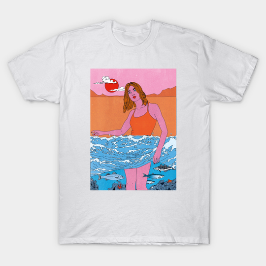 Discover Sea Skirt - Sea - T-Shirt