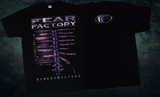 Discover New D T G printed  T-shirt - FEAR FACTORY- Demanufacture