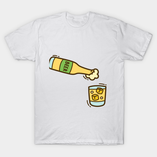 Discover Beer Illustration - Beer Day - T-Shirt