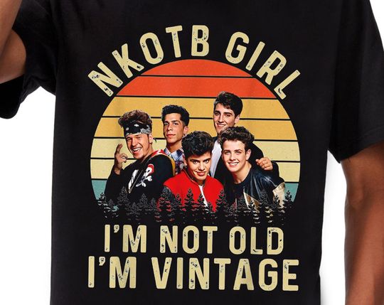 Discover NKOTB Girl Vintage Style Shirt - Concert Design