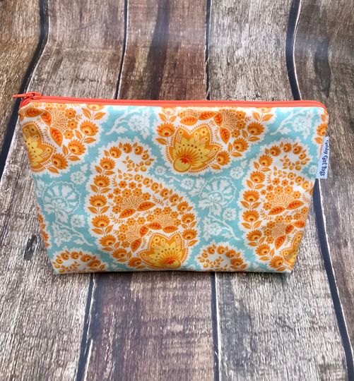 Discover Laminated Cotton Zipper Bag - Laminated Cotton Water Cosmetic Bag