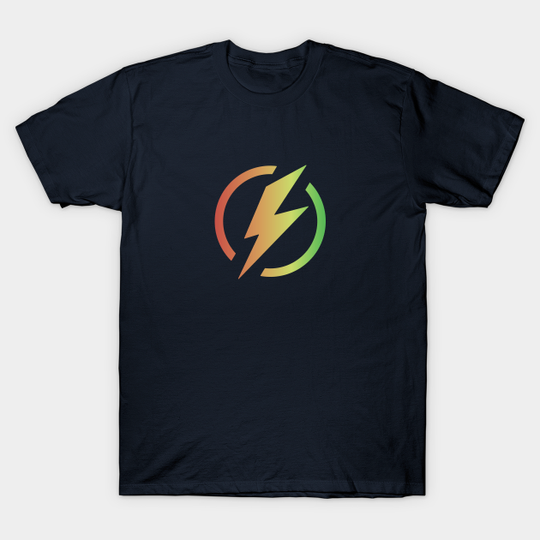 Discover Rainbow Colors Lightning - Rainbow - T-Shirt