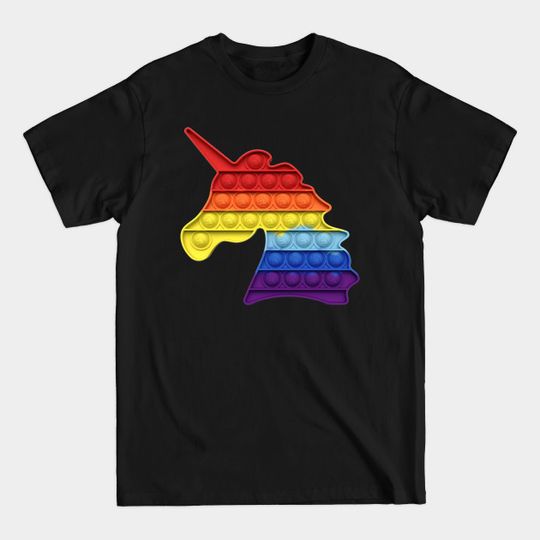 Discover Unicorn Pop It Design Lover Fidget Toy T-Shirt