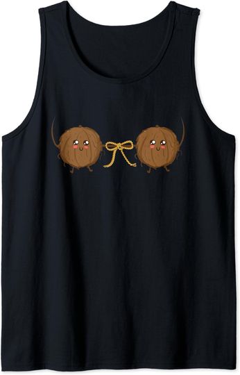 Discover Coconut Summer Coconuts Bra Coconut Aloha Beaches Tank Top