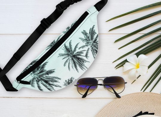 Discover Vintage Palm Fanny Pack