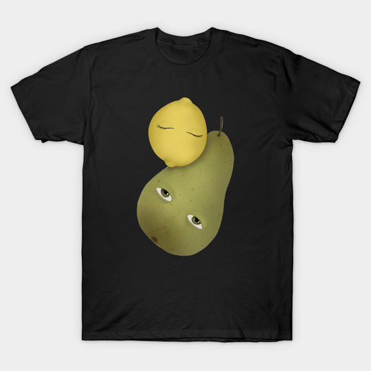 Discover Sleeping lemon and pear - Lemon On A Pear - T-Shirt