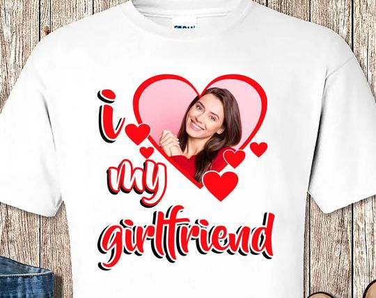 Discover I Love My Girlfriend, I Love BoyFriend Shirt Custom Picture