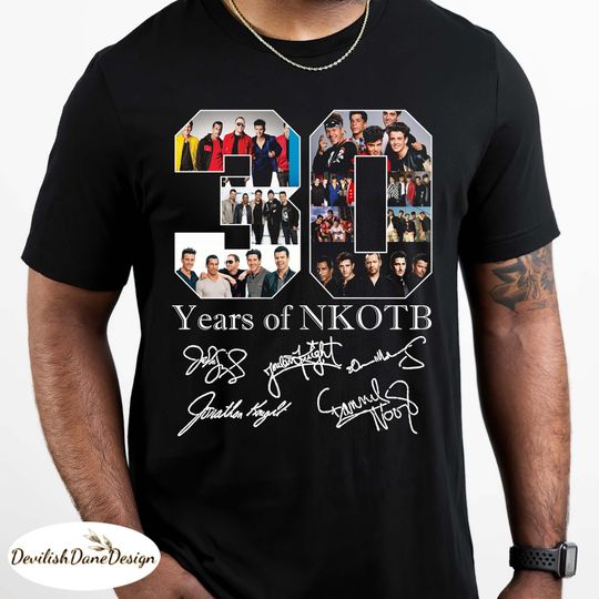 Discover 30 Years of NKOTB New-Kids Anniversary T-Shirts