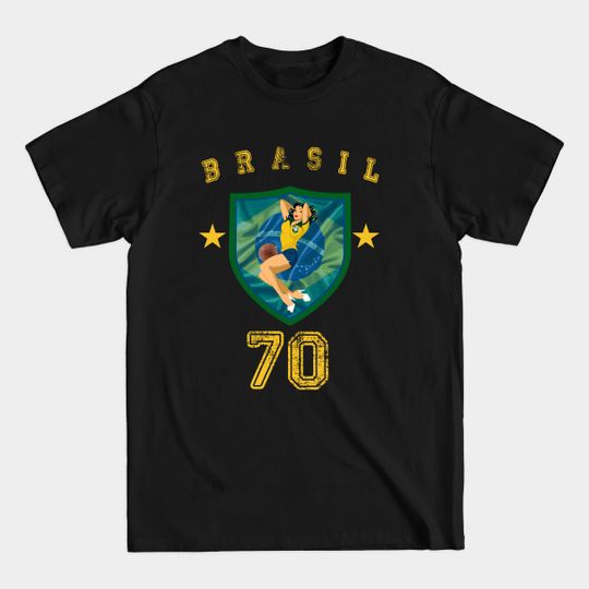 Discover BRASIL 70 - Ronaldo - T-Shirt