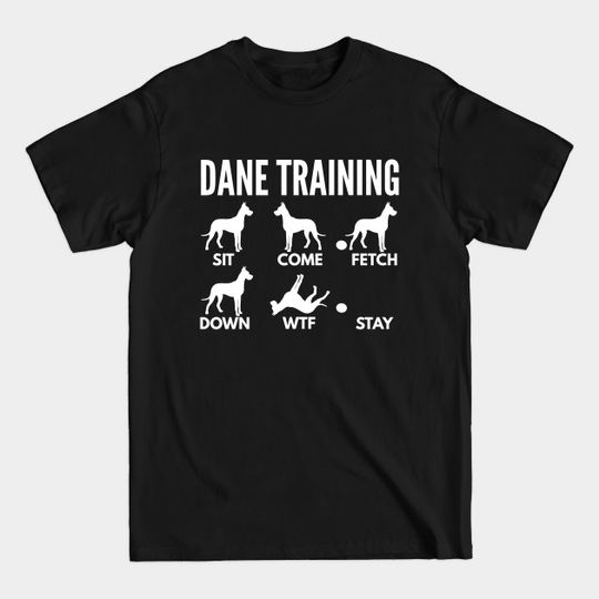 Discover Great Dane Training Dog Tricks T-Shirt