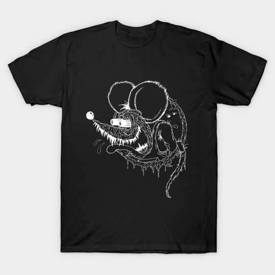 Discover Classic Rat Fink (line version) - Rat Fink - T-Shirt