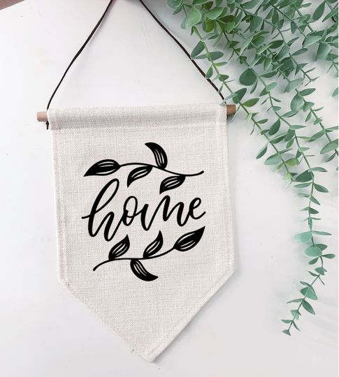 Discover Home Wall Flag | Hanging Pennant | New Home Pennant