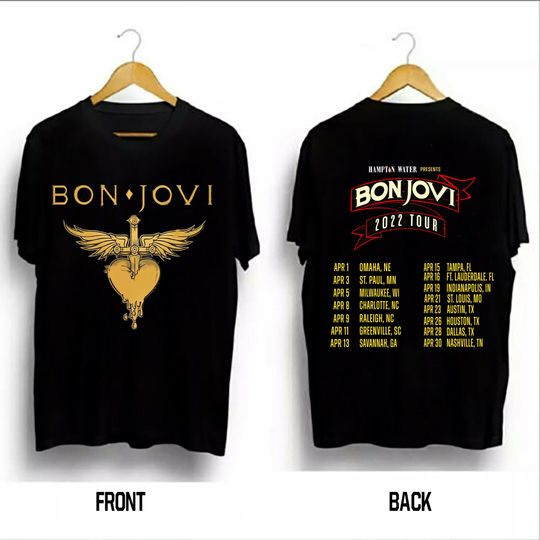 Discover Bon Jovi Tour 2022 Merchandise T-Shirt