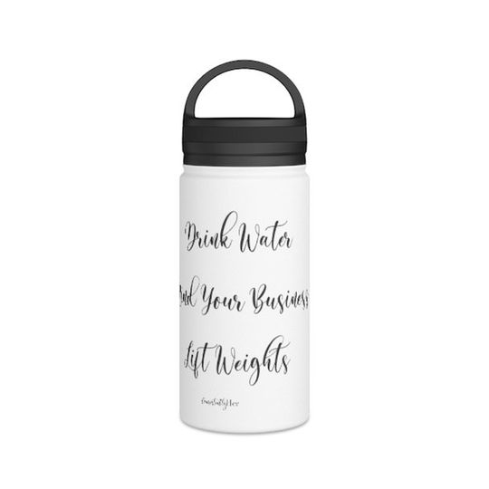 Discover Stainless Steel Water Bottle, Handle Lid
