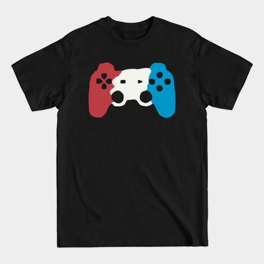 Discover Red,White and Blue(controller) - Video Games - T-Shirt