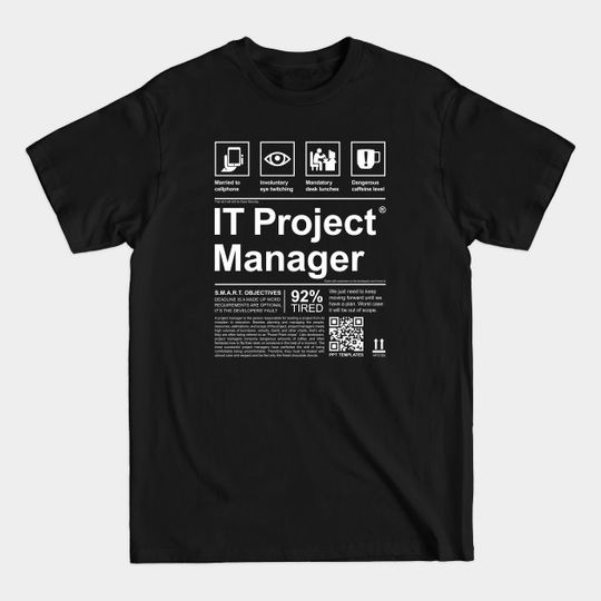 Discover PROJECT MANAGER LABEL - Project Manager - T-Shirt