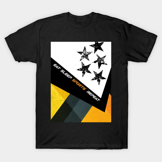 Discover Sports shirt in yellow checkered colors - Sportswear - T-Shirt