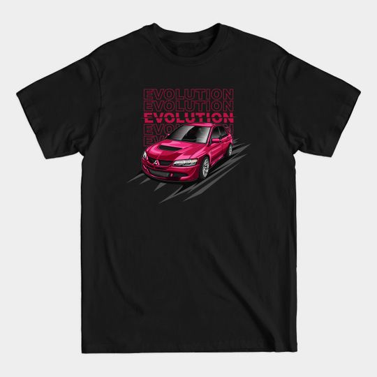 Discover Lancer Evolution VIII Tuner (Super Maroon) - Kids Clothes - T-Shirt