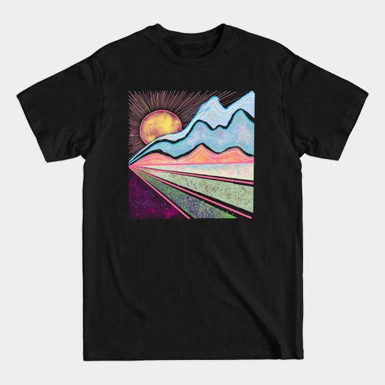 Discover Barefoot - Sunrise - T-Shirt