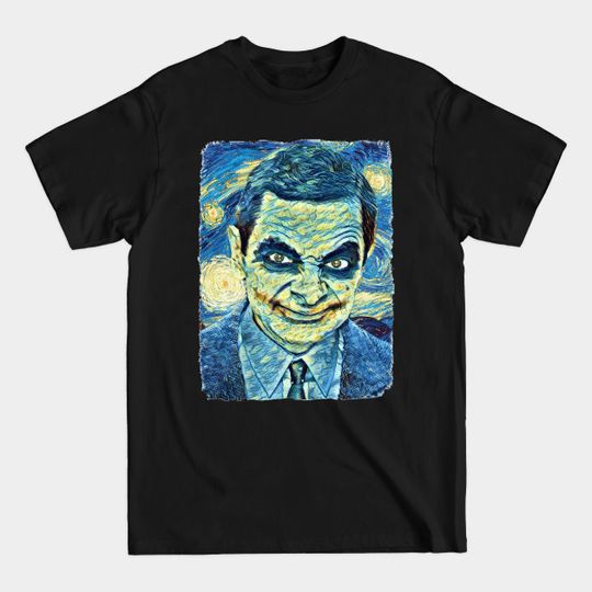 Discover Mr. Bean Joker Parody Van Gogh Style - Mr Bean - T-Shirt