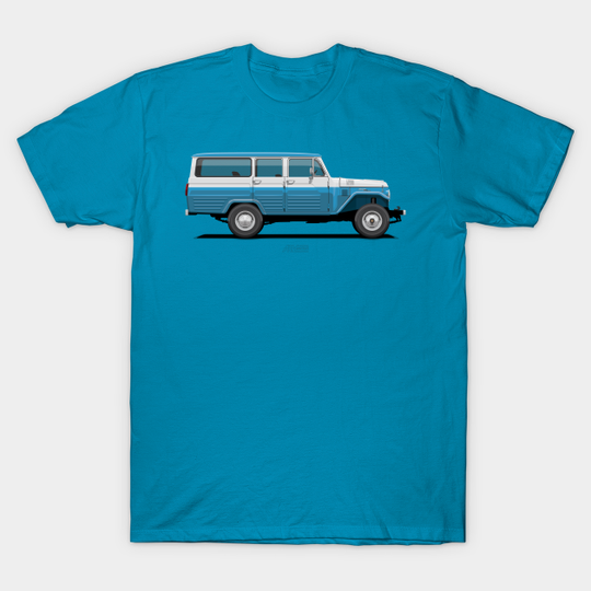 Discover Land Cruiser Station Wagon FJ45LV - Blue - Land Cruiser - T-Shirt