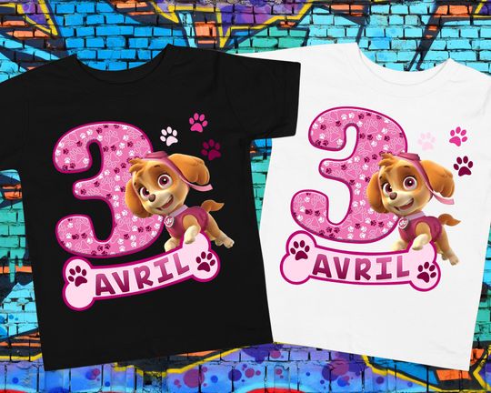 Discover Custom Skye Birthday Shirts - Matching Family Celebration Wear
