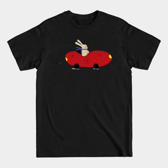 Discover Rabbit and his car - Car - T-Shirt