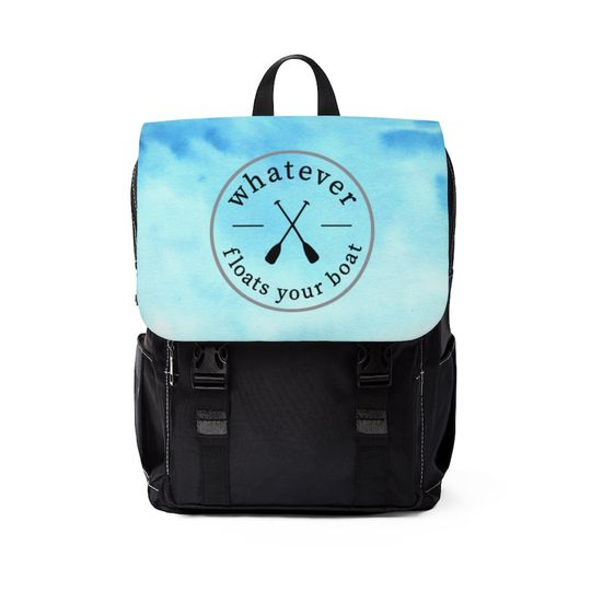Discover Whatever Floats Your Boat Unisex Casual Shoulder Backpack