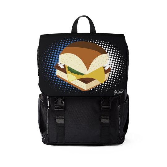 Discover Burger - Unisex Casual Shoulder Backpack