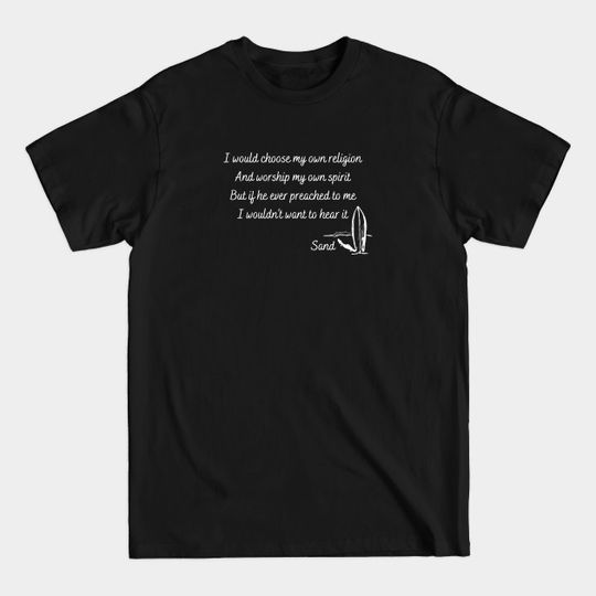 Discover Sand - Phish Jamming Lyrics - Phish Sand Lyrics - T-Shirt