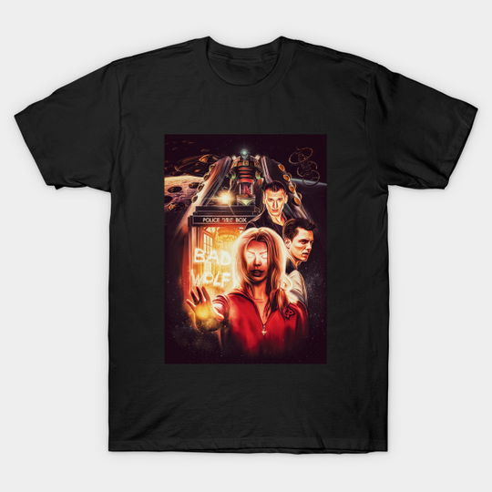 Discover I am the Bad Wolf. I create myself... - Doctor Who - T-Shirt
