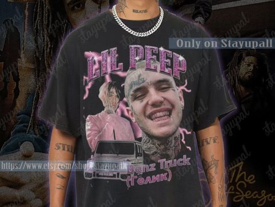 Discover Lil Peep Graphic Tee - Benz Truck Team Shirt