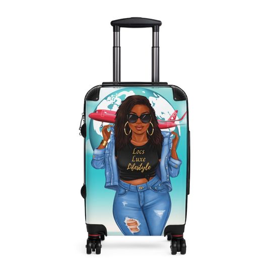 Discover Locs Luxe Lifestyle Luggage Cover