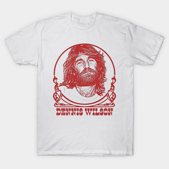 Discover Dennis Wilson // Original Vintage Faded Style Design - Dennis Wilson - T-Shirt