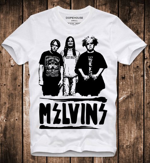Discover T-Shirt  Melvins Music Buzz Sludge Metal Grunge Rock Punk Usa ComicStyle