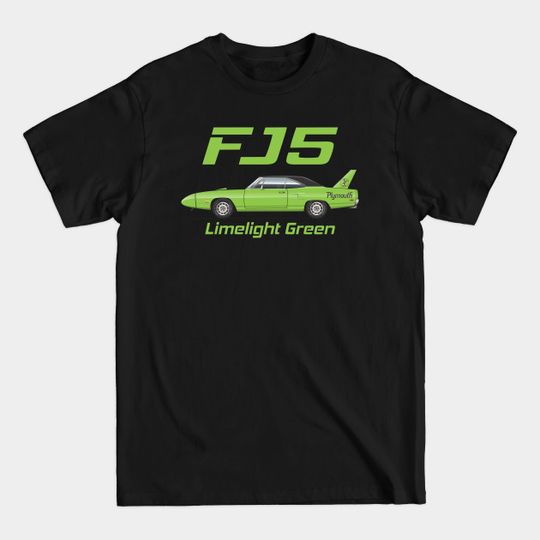 Discover Factory Colors-Lime Light Green - Plymouth Superbird - T-Shirt