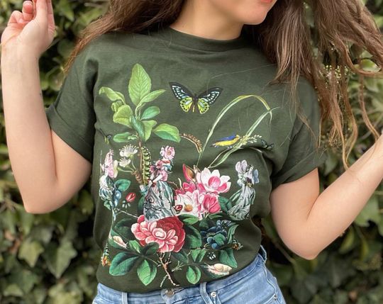 Discover Fairy Shirt Fairycore Clothing Botanical Shirt