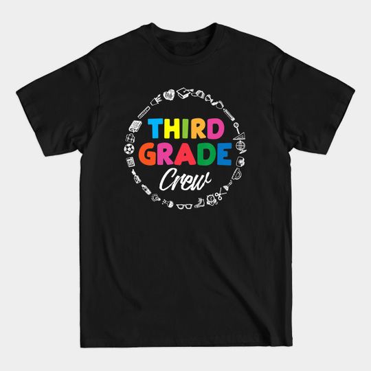 Discover Third Grade Crew T-Shirt - Gift for First Day of School
