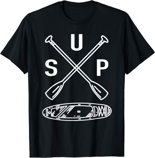 Discover Stand Up Paddle Board Watersports SUP Board SUP Paddle T-Shirt