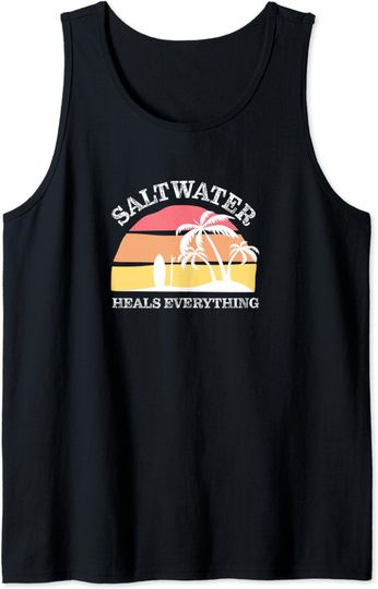 Discover Salt Water Heals Everything Tank Top