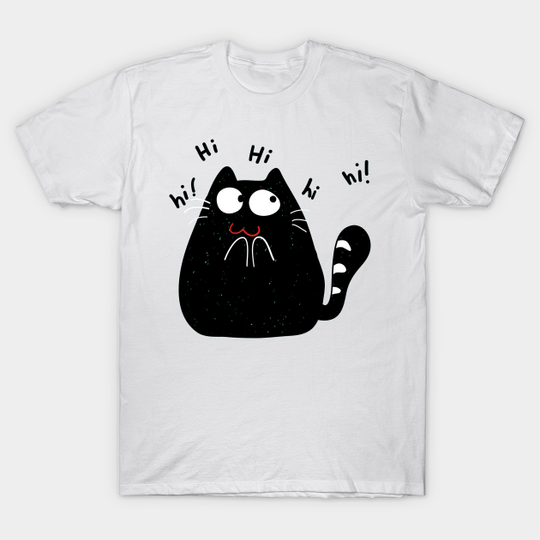 Discover Black Cat Fireworks Funny T-Shirt