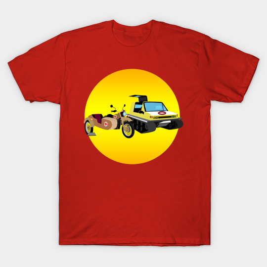 Discover Military Vehicles - Colorful Design - T-Shirt