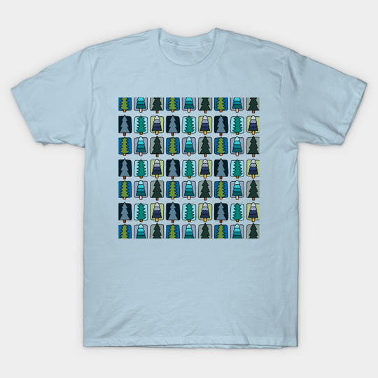 Discover Cute Forest Cool Palette - Forest - T-Shirt